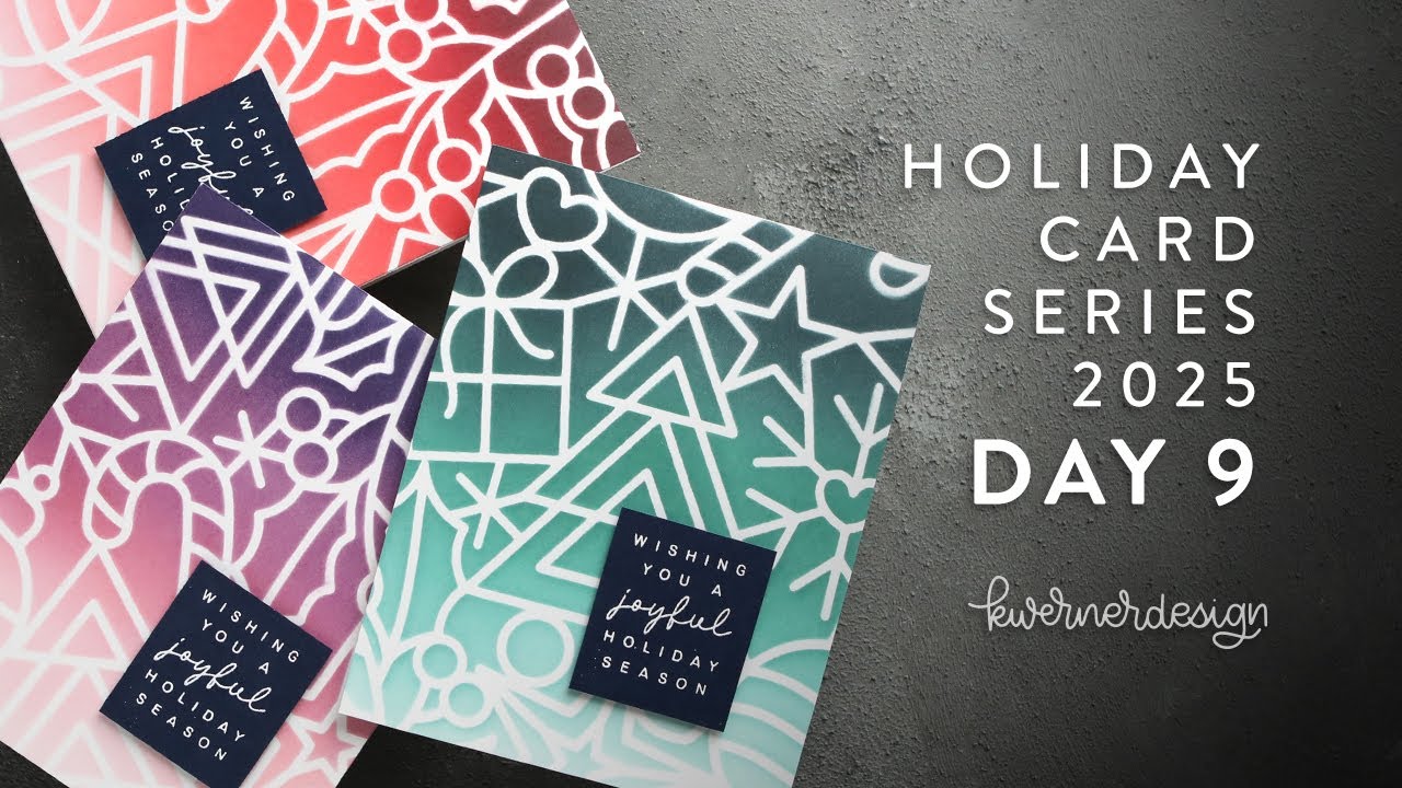 Holiday Card Series 2025 - Day 9 - Ink Blending Tips!