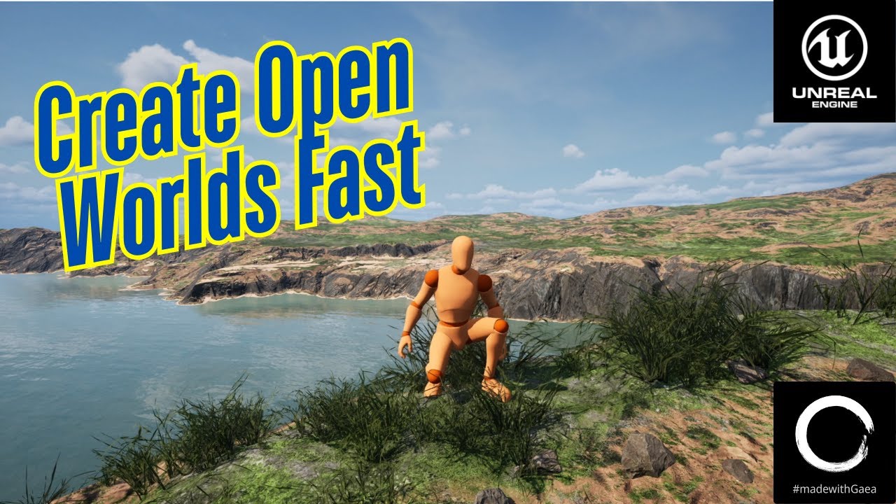 Создайте БЕЗУМНЫЙ открытый мир за 10 минут — Unreal Engine 5.5 и Gaea