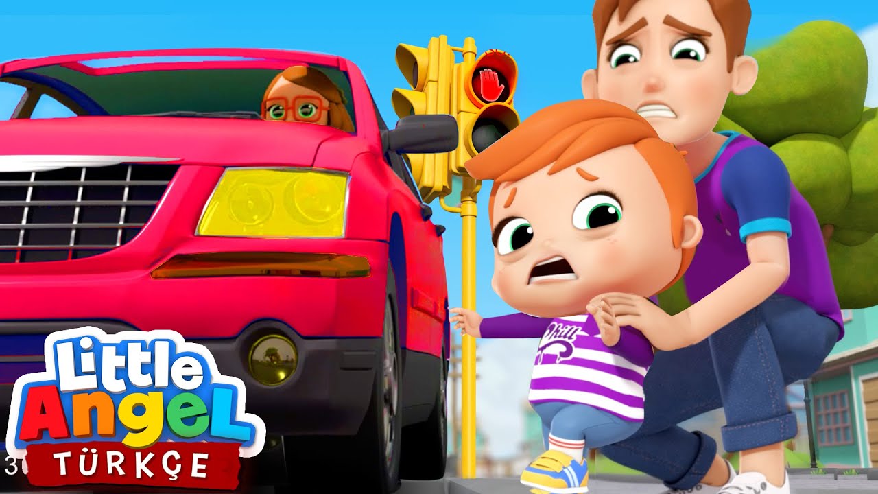Can Bebek İle Trafik Kuralları Ve Tehlikeler 🚦🚷 | Öğretici Çocuk Şarkıları | Little Angel Türkçe