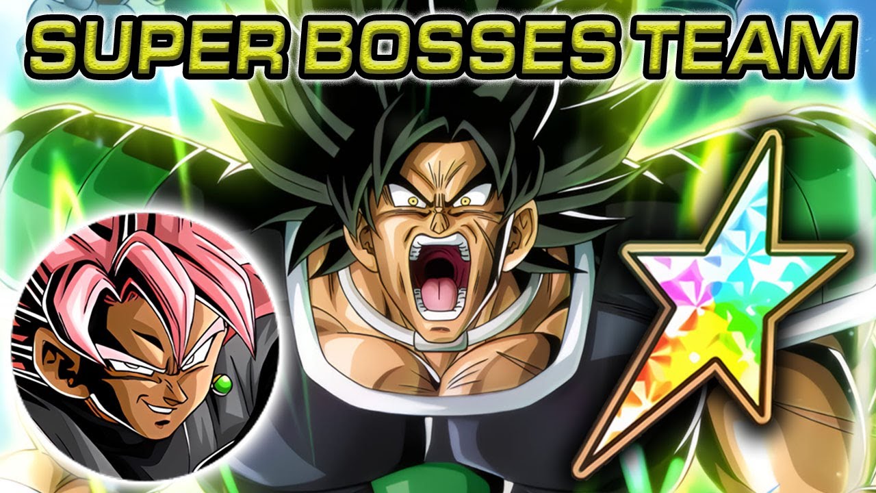 100% LR WRATHFUL BROLY ON SUPER BOSSES TEAM! Dragon Ball Z Dokkan Battle