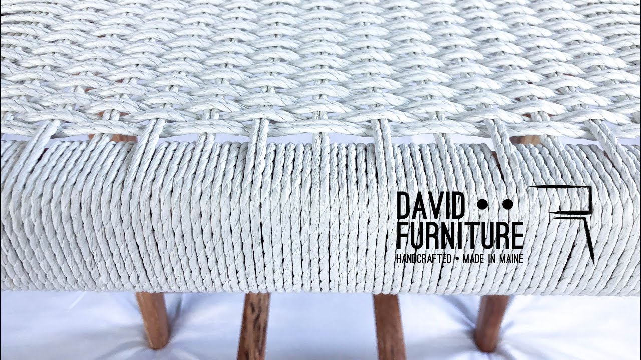 Weaving the Birch Stool.. DONT MISS THE REVEAL AT THE END!!