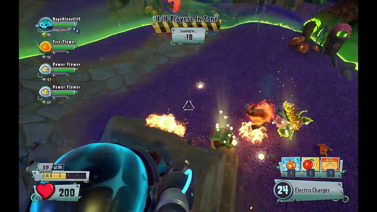 Plants vs. Zombies Garden Warfare 2:  Gameplay No commentary #138 Mastering Any Character
