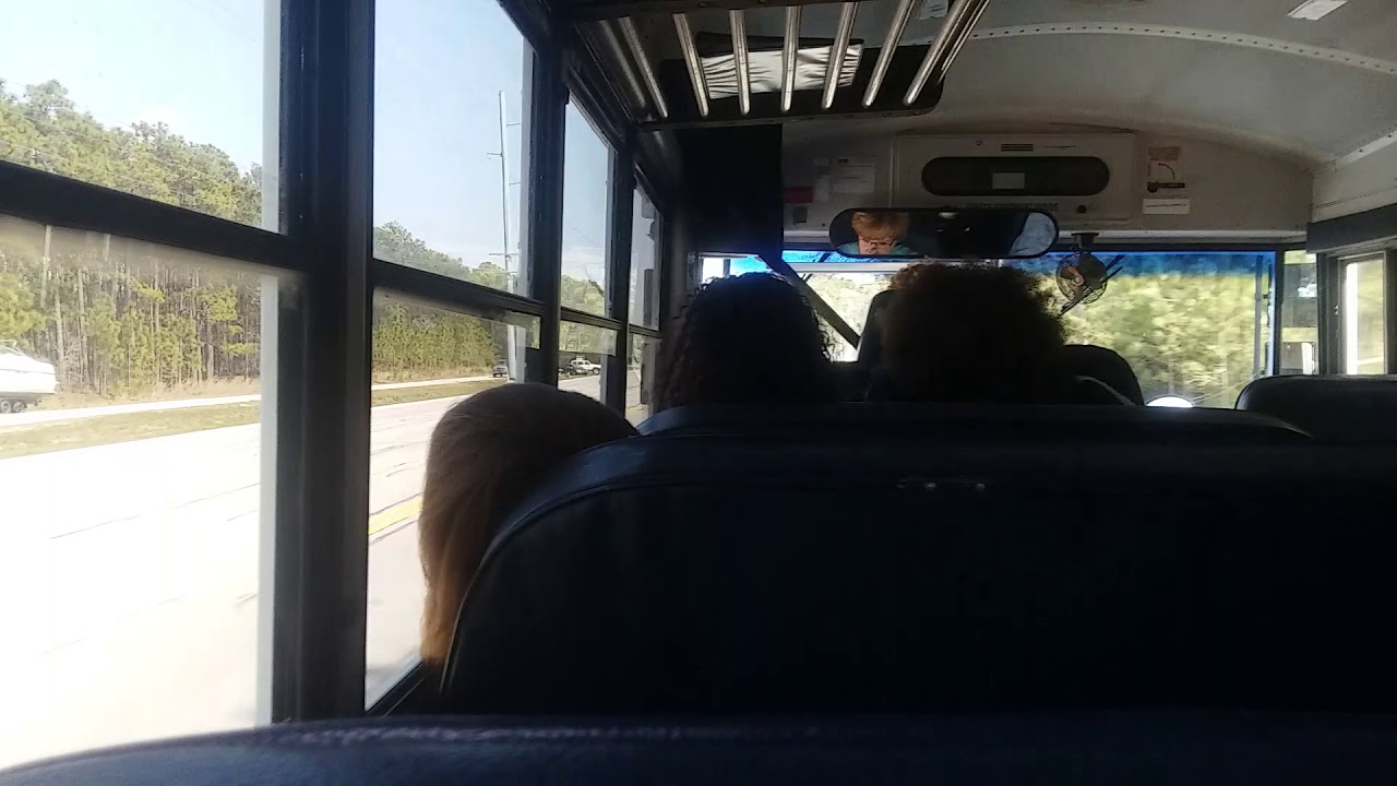 Ridding a activity bus back to ECHS (bus no. 8011)