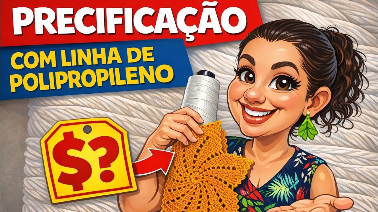 DICA DE PRECIFICAÇÃO PARA TRABALHOS USANDO LINHA DE POLIPROPILENO OU LINHAS QUE VEM POR METRO🧶 
