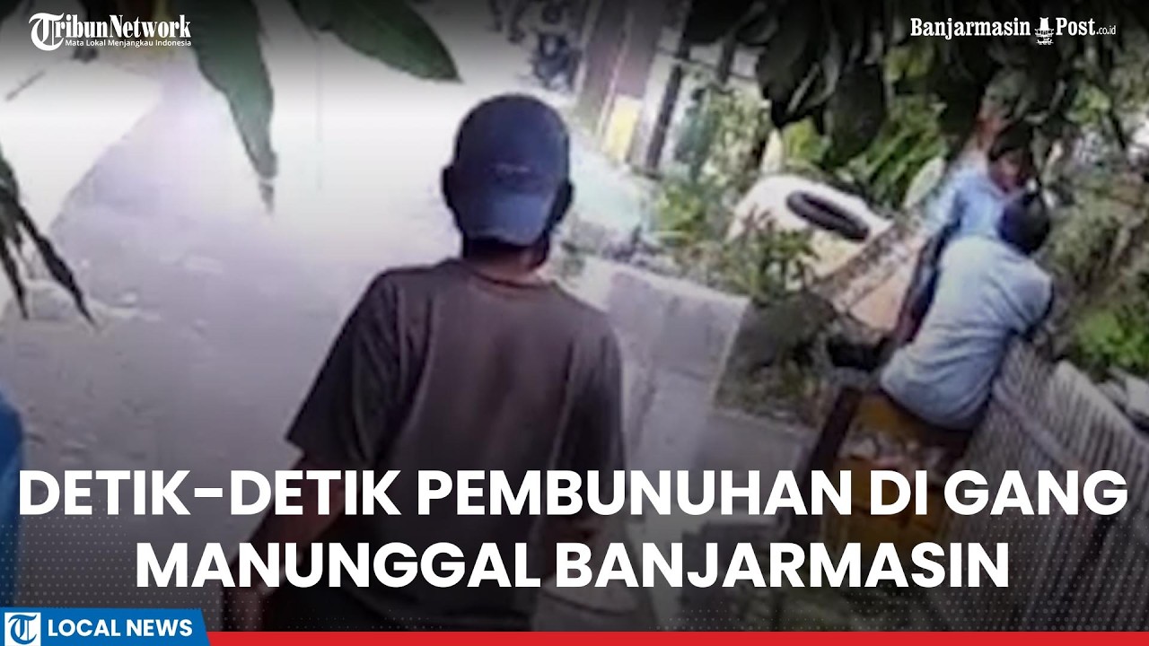 Detik-detik Pembunuhan di Gang Manunggal Banjarmasin, Pria Diserang Adik Ipar dengan Pisau Belati