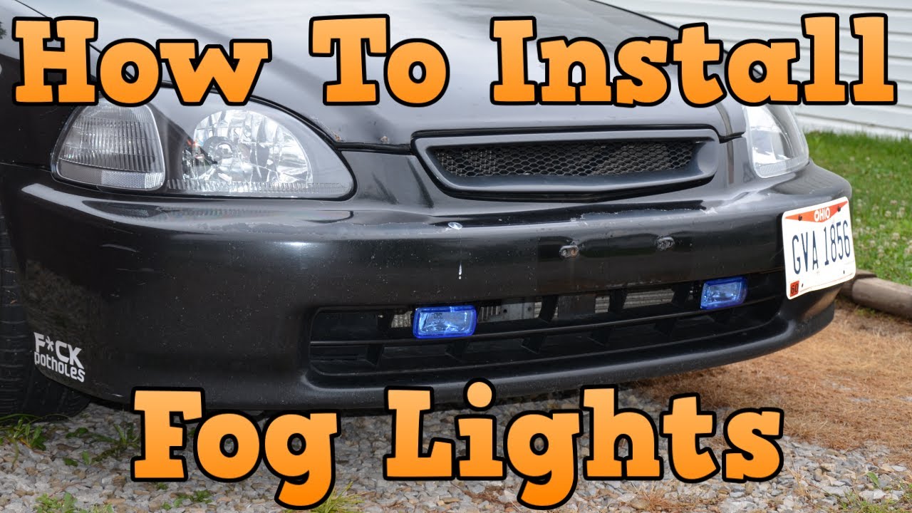 1996 Honda Civic - How To Install Fog Lights