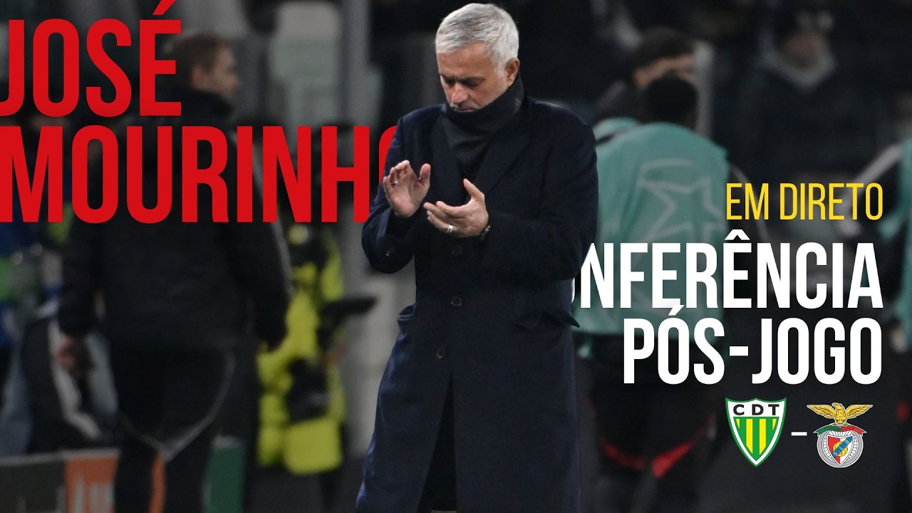 🔴 EM DIRETO | CONFERÊNCIA PÓS-JOGO | Tondela - Benfica | Imagens SIC
