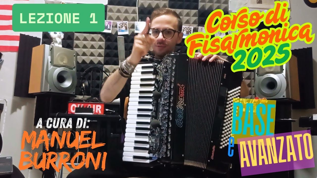 Lezione 1 | Corso di Fisarmonica 2025 - La mano destra [ANTEPRIMA] - Manuel Burroni