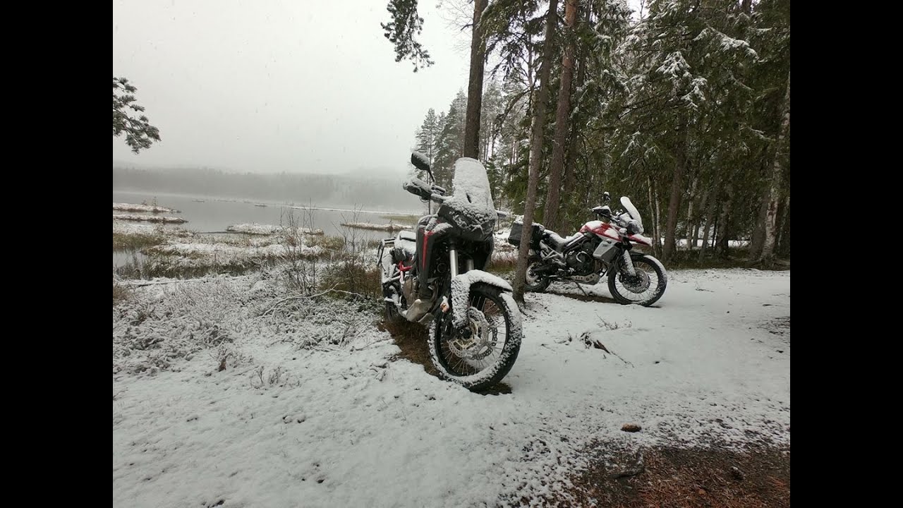 Endless Gravelroads, Finnskogen Norway with Africa Twin and Tiger 800xca