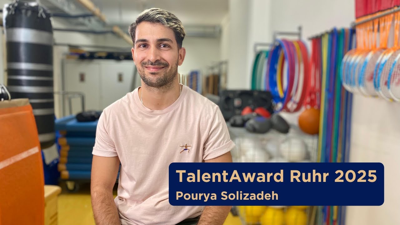 TalentAward Ruhr 2025 | Preisträger Pourya Solizadeh aus Dortmund | TalentMetropole Ruhr