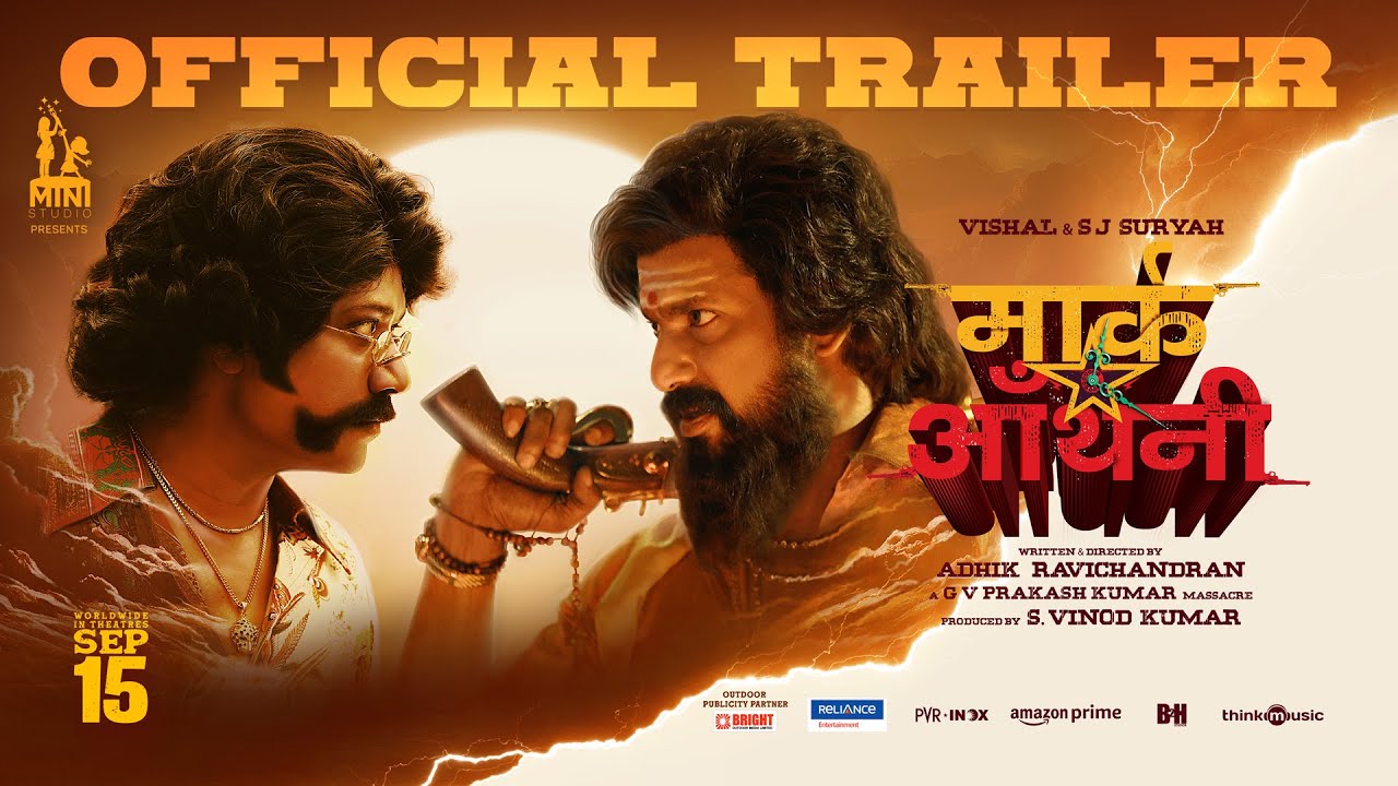 Mark Antony (Hindi) Official Trailer | Vishal | SJ Suryah | GV Prakash | Adhik | S.Vinod Kumar