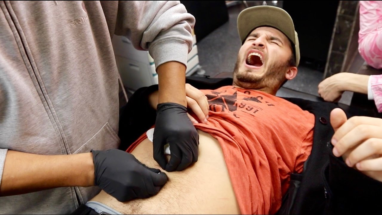 YOU WONT BELIEVE WHAT HE GOT PIERCED!!