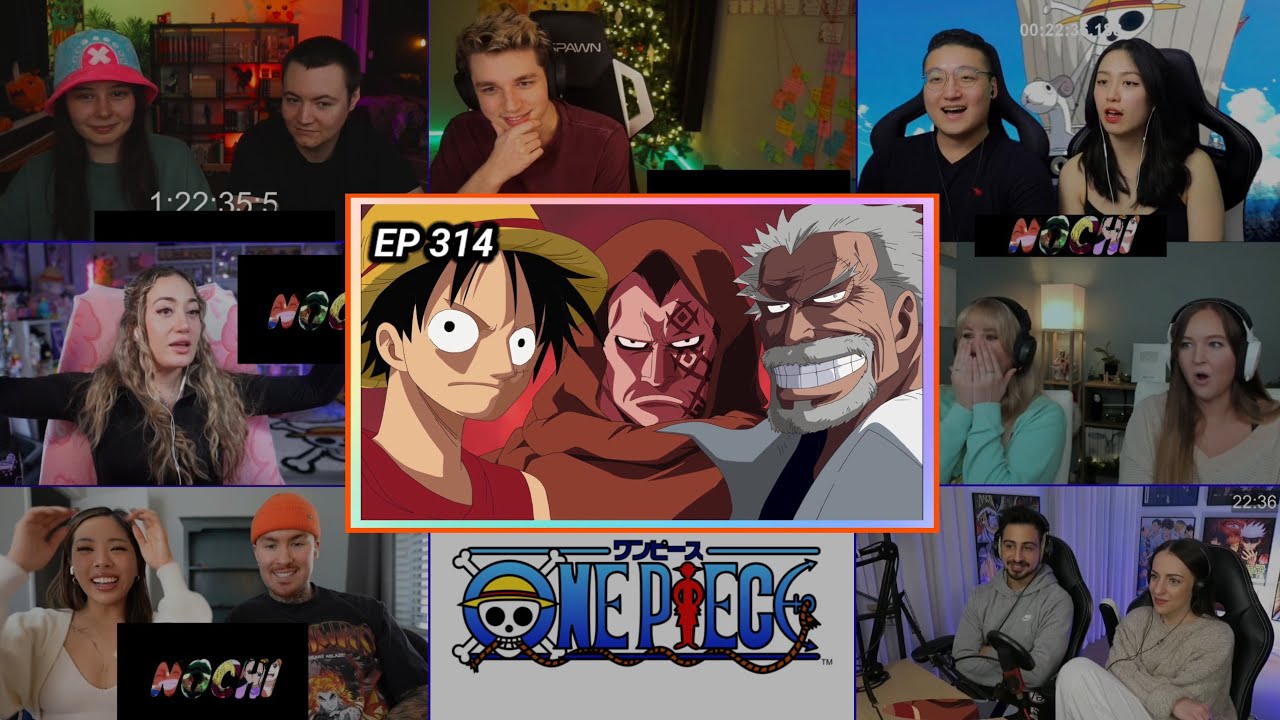 ONE PIECE | LUFFY'S FATHER REVEAL!!! | EPISODE 314 | REACTION MASHUP | ワンピース