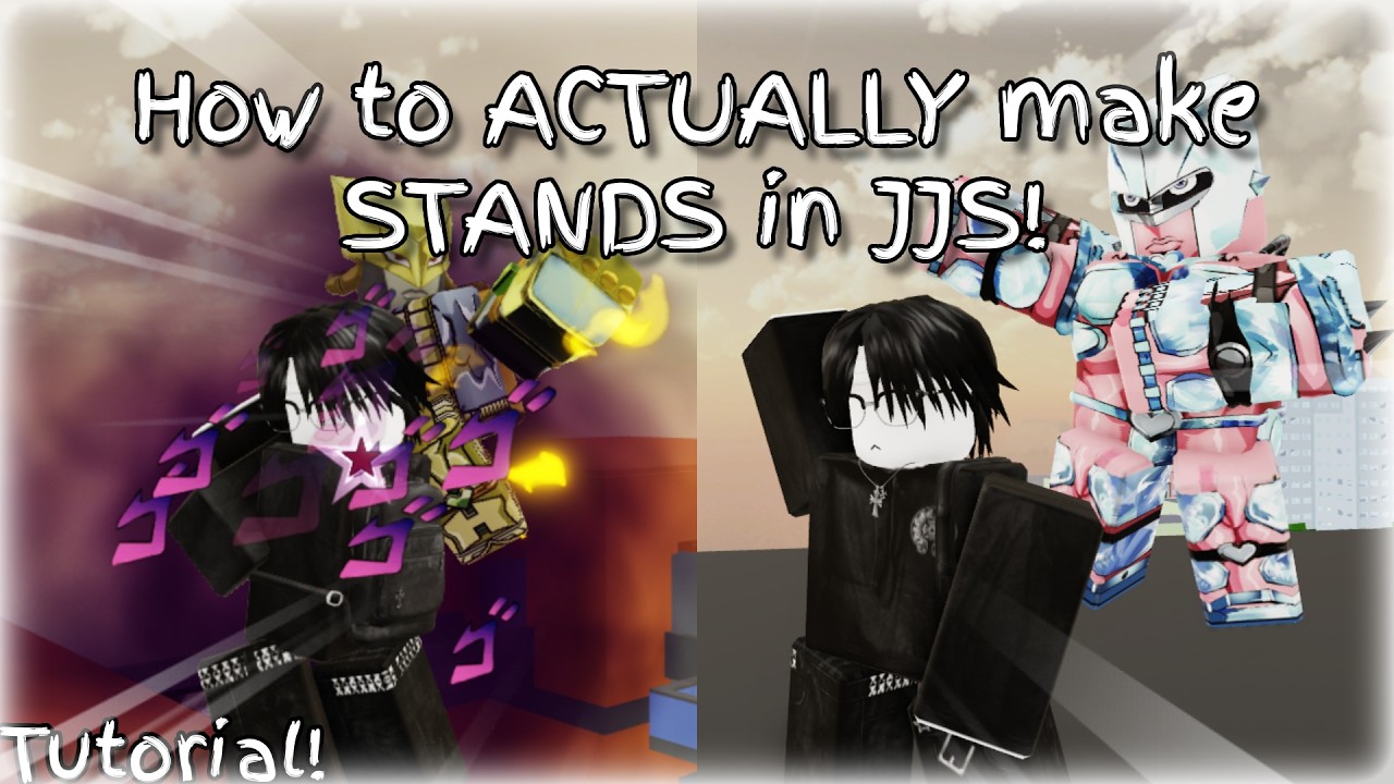 How to ACTUALLY make YOUR own ANIMATABLE STAND in Jujutsu Shenanigans Skill Builder!!