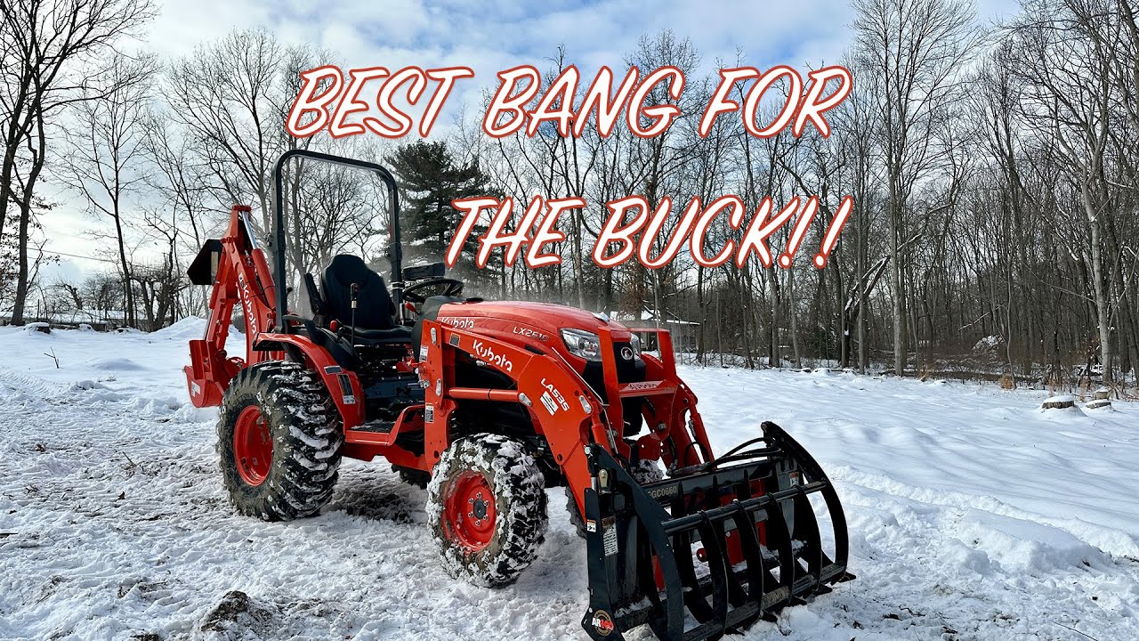 Why I chose the Kubota LX2610 Compact Tractor over all others!!!