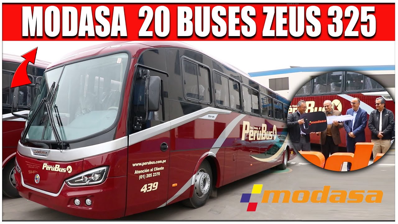 MODASA entrega 20 buses Zeus 325 a 'Perú Bus'