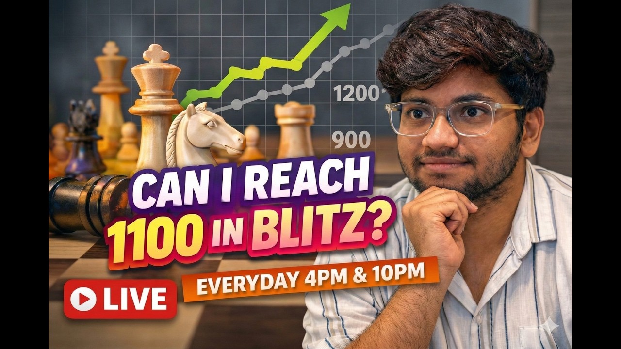 Stuck at 1000 !! Can I reach 1100 in Blitz ? Holi Special