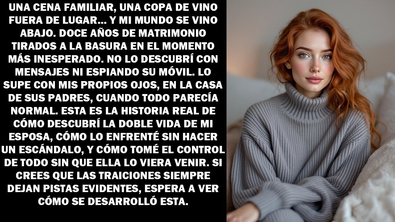Mi esposa me engañaba con otro… y lo descubrí cenando con sus padres