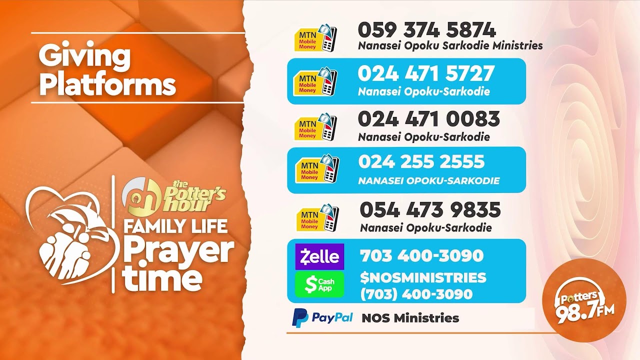 FAMILY PRAYER TIME WITH GOD’S SERVANT NANASEI OPOKU-SARKODIE, 23/01/2026