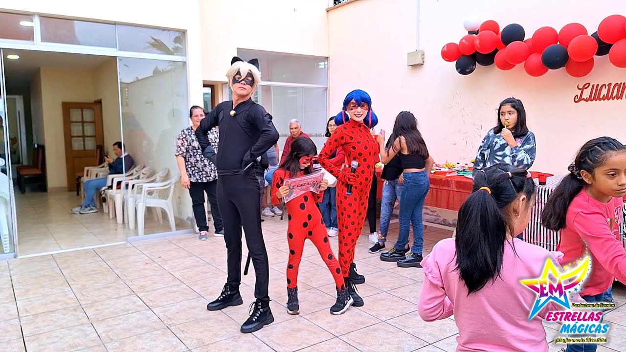 Show Infantil de Ladybug con Cat Noir con Estrellas Mágicas - Mágicamente Divertido!!!