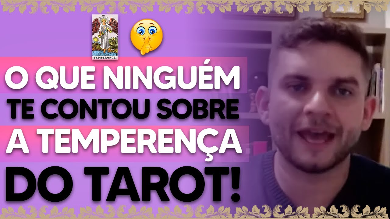 O que NINGUÉM te contou sobre A TEMPERANÇA do tarot!
