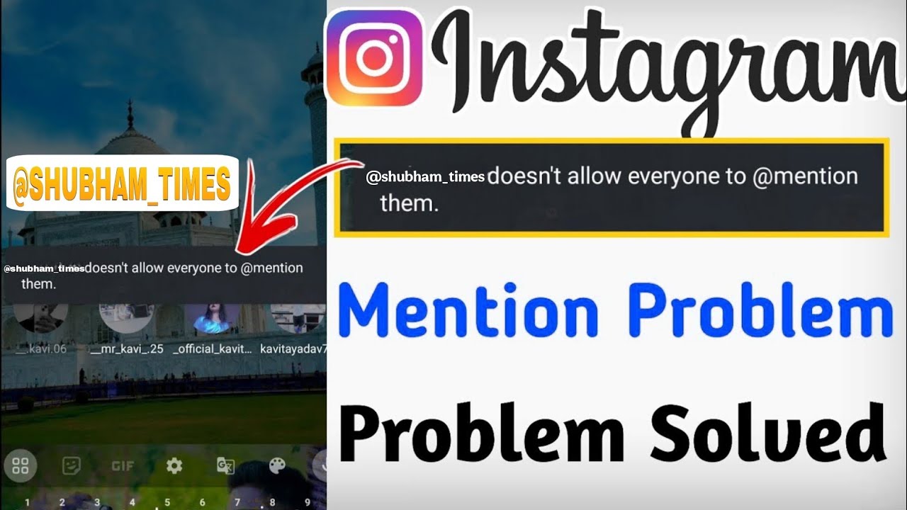 How to Fix 'Doesn't Allow Everyone to @Mention Them' on Instagram 2025
