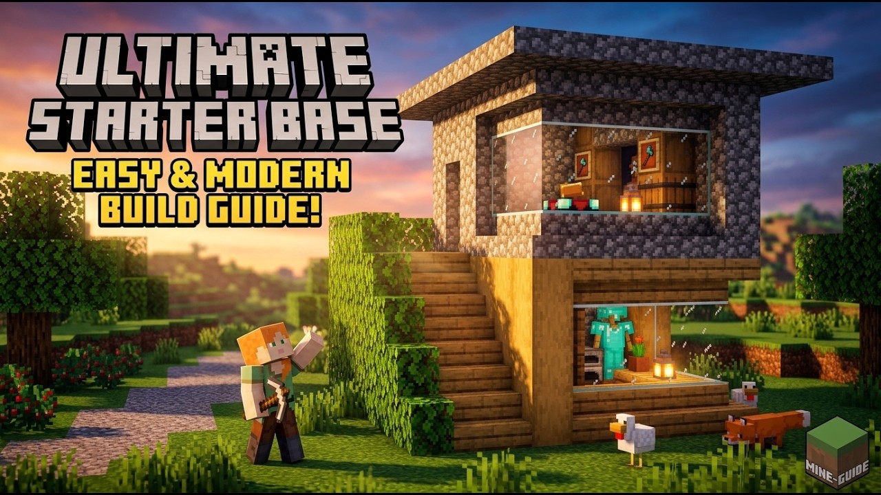 Build The Best Start Large House | Minecraft