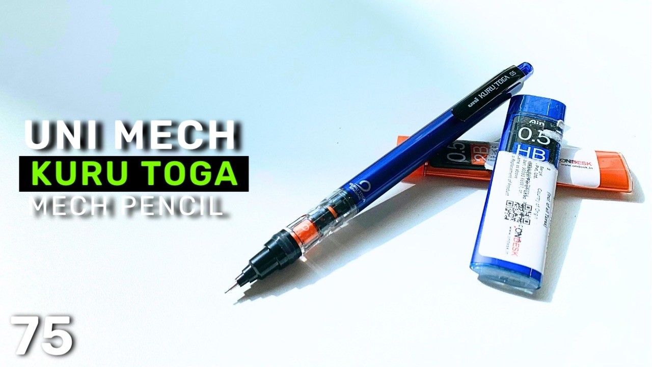 UNI MECH Kurutoga (M54521P.33) 0.50MM Mechanical Pencil | Unboxing | Manual | Review | Ratings |