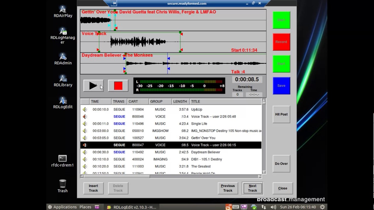 Rivendell Remote Voicetracking Overview