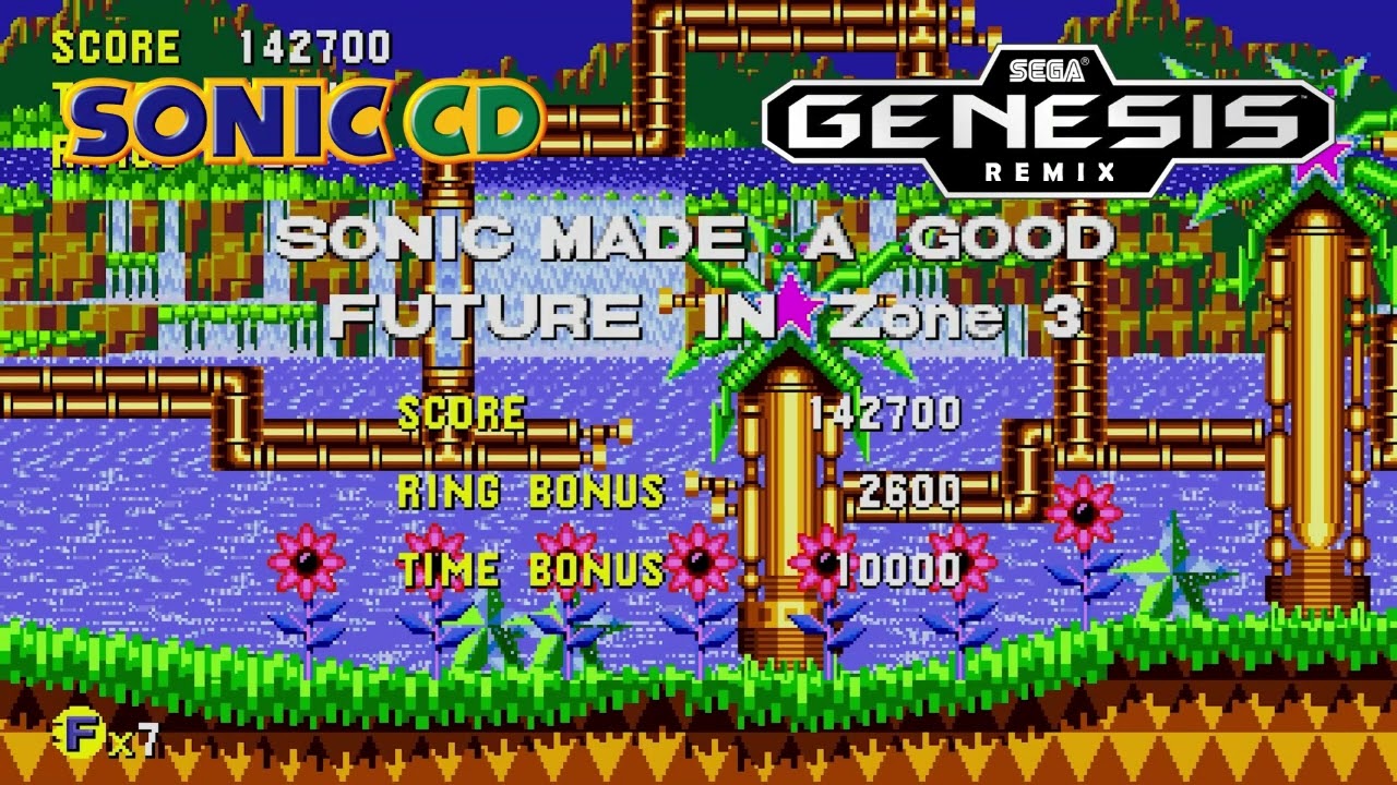 Sonic CD (US) - Stage Clear Sega Genesis remix (Sonic 2 version)