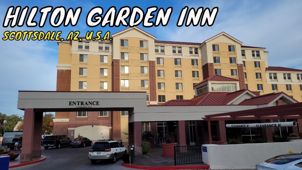 Hilton Garden Inn Room Tour & Review - Scottsdale AZ USA | Hotel Accommodations