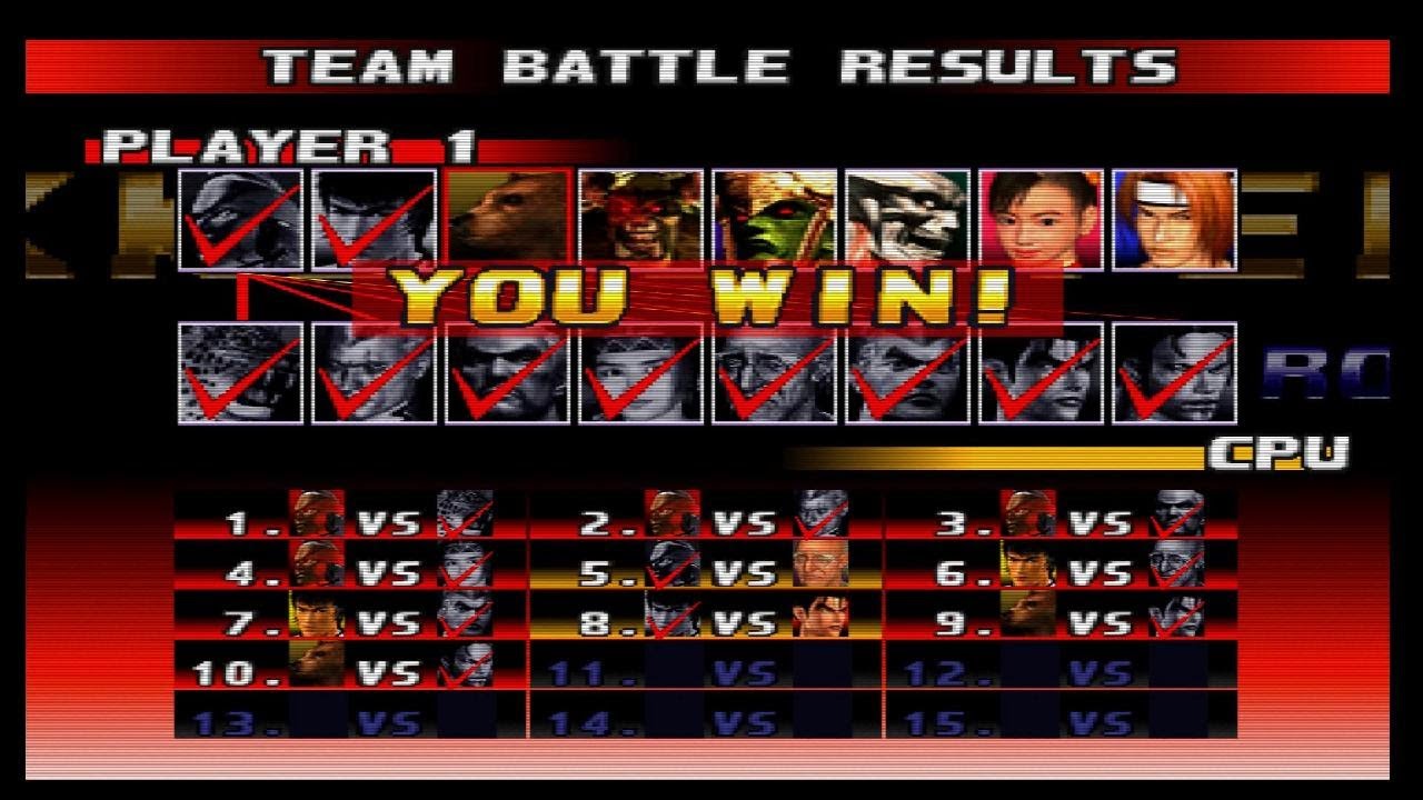Team Battle Mode Part 92 - Tekken 3 PS 5 Gameplay