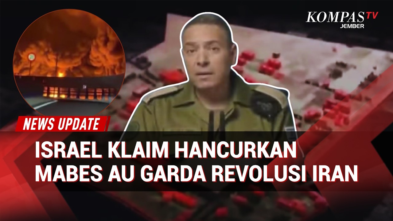 Israel Tingkatkan Serangan ke Iran, Klaim Hancurkan Mabes AU Garda Revolusi Iran