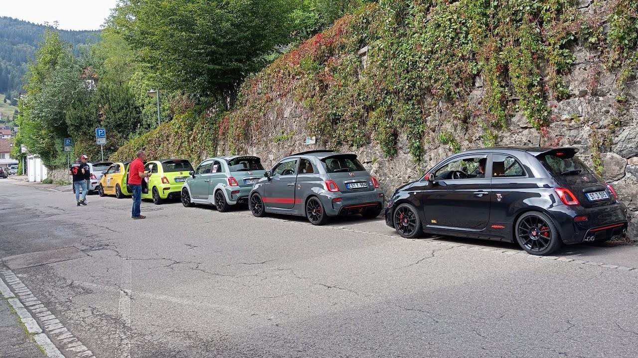 Abarth Ausfahrt Vogesen Kaiserstuhl Schwarzwald 2024
