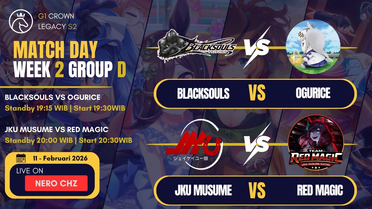 [ G1 Crown Legacy S2 ] Week 2 Day 1 | Umamusume Pretty Derby