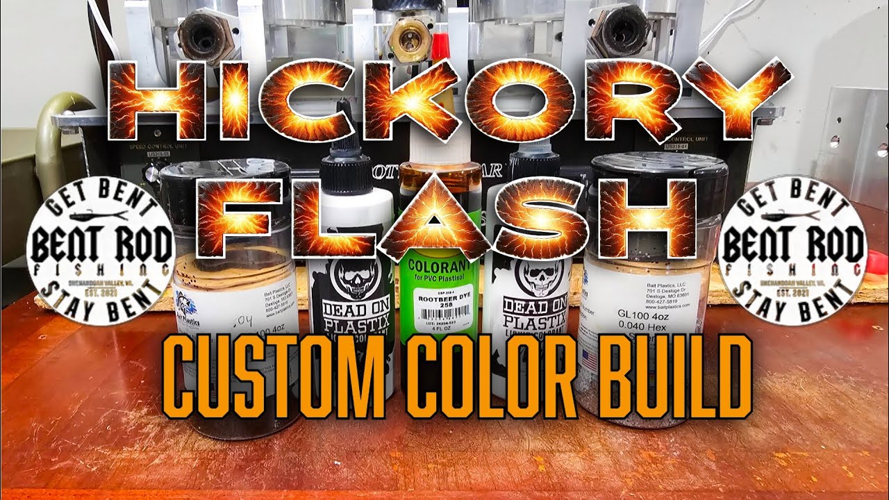 Hickory Flash Bait Color: Viscosity Test for Two-Tone Laminate Perfection!