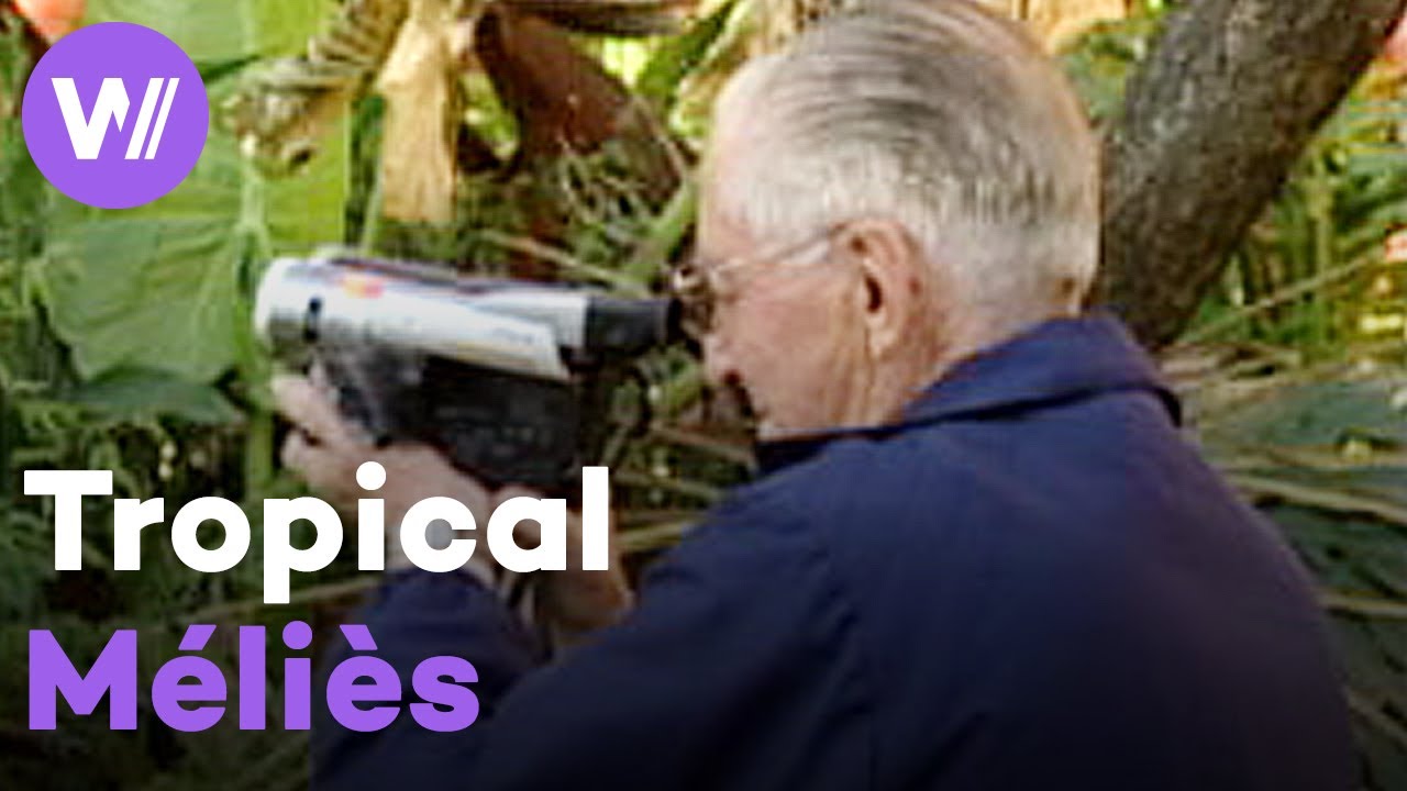 Pioneer filmmaker visits a digital editing station, finally completing his home movies (documentary)