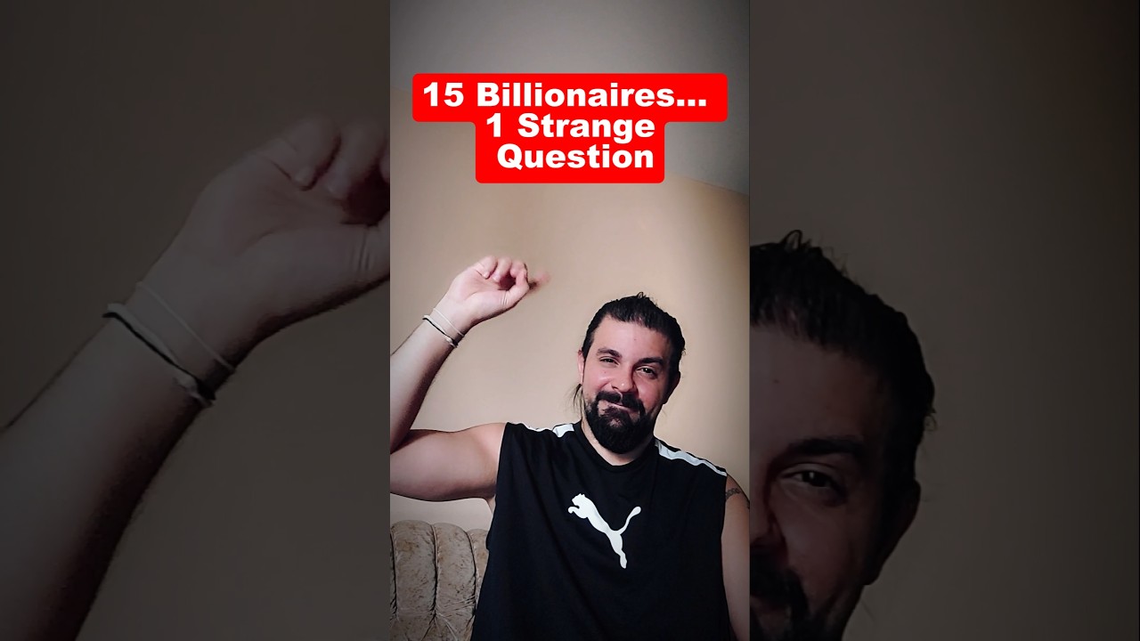 The One Question That Stumped 15 Billionaires #life #sad #shorts #news