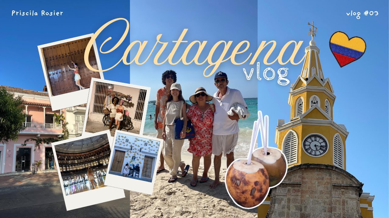 Cartagena en familia // Peinado con Ros, museos, Barú y más 🏝️☀️⛪️💍