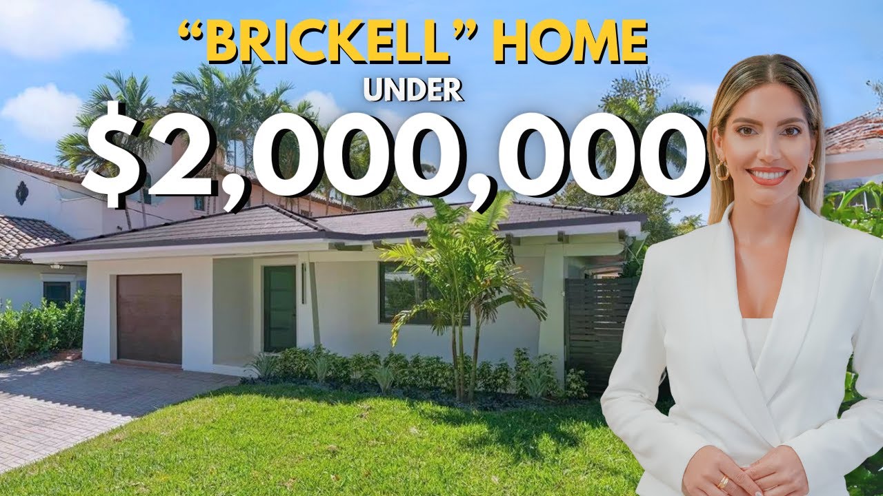 Live 2 minutes from Brickell For Less Than $2 Million | Full House Tour! - The Roads, Miami