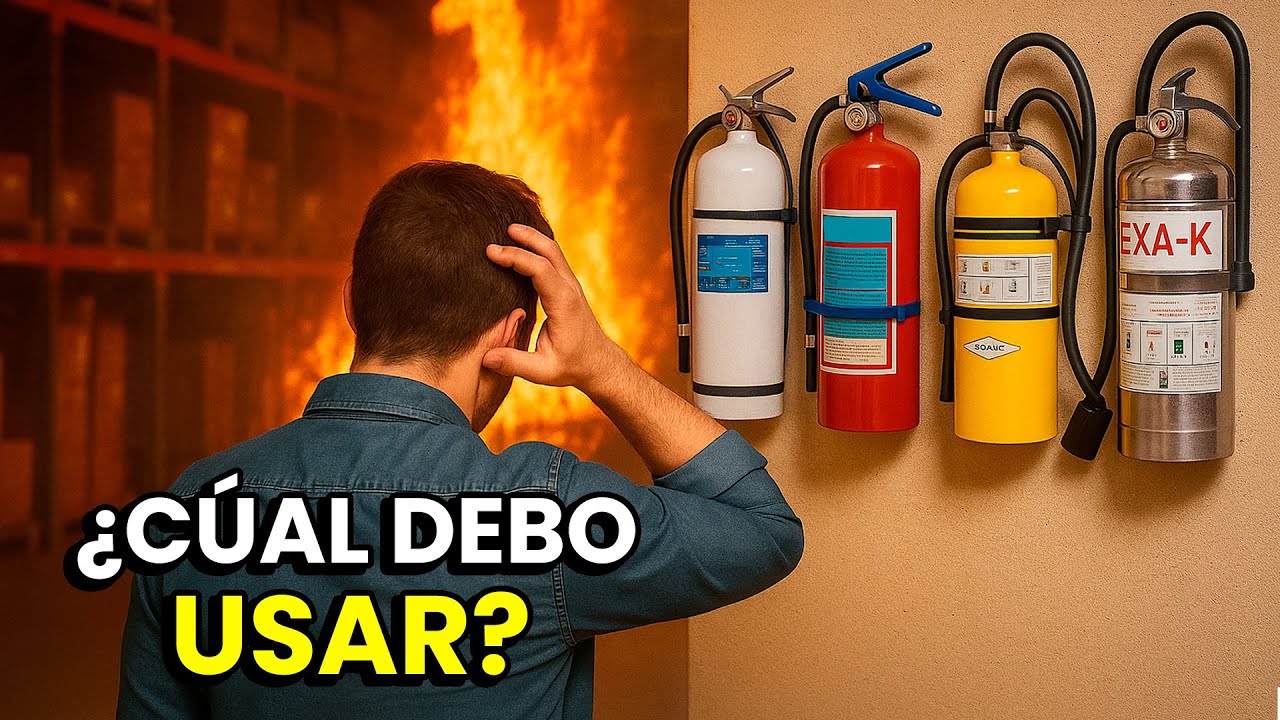 🔥 ¿Sabes qué tipo de EXTINTOR Necesitas Realmente?