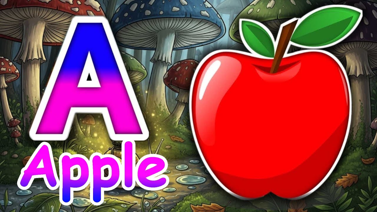 ABC Alphabet Song Phonics Word for Children Sounds and Actions from A to Z, A for Apple B for Boy 34