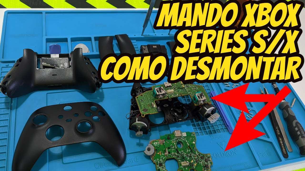 Mando Xbox Series S/X Como Desmontar(Desarmar) // Abrir Para Reparar y Cambiar Piezas
