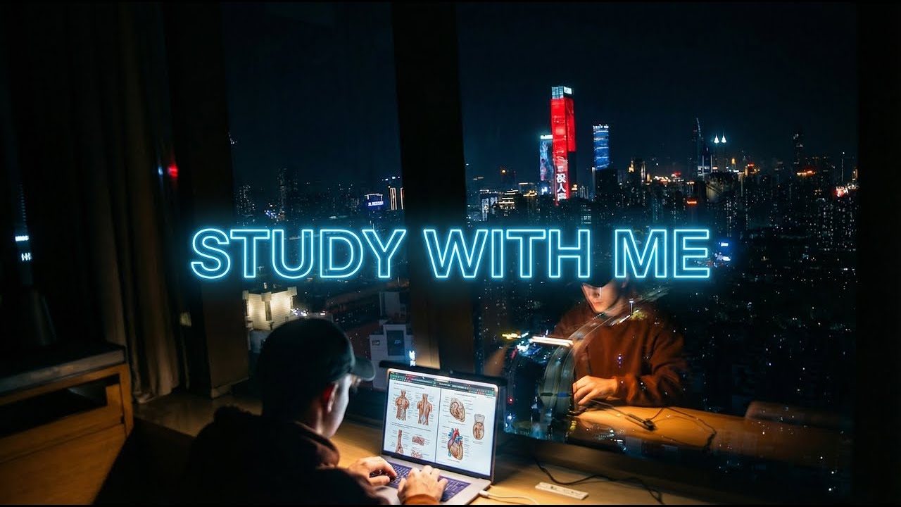 1-Hour Study With Me - Pomodoro, Medical Student, Hyperfocus