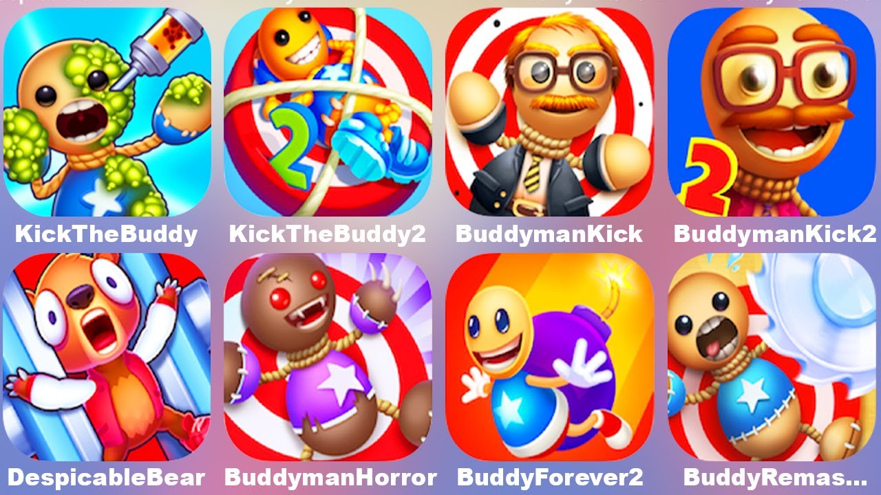 Kick The Buddy 2,Kick the Buddy Second Kick,Buddyman Kick 2,Despicable Bear,Kick the Buddy Forever