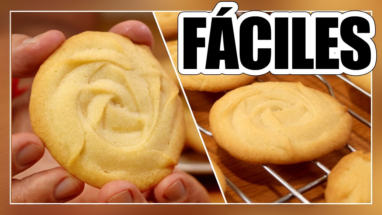 Cómo hacer GALLETAS DE MANTEQUILLA | solo 3 INGREDIENTES