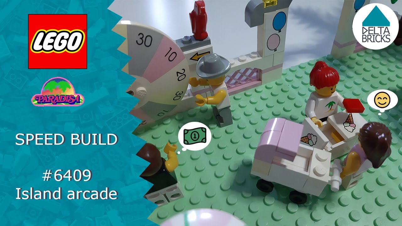 Spin the wheel in Lego Paradisa 6409 Island Arcade - Speedbuild