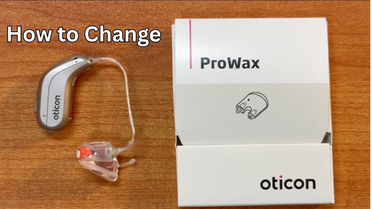 How to Change Oticon Hearing Aid Wax Filters (ProWax) on Custom RIC Moulds for Oticon Hearing Aids