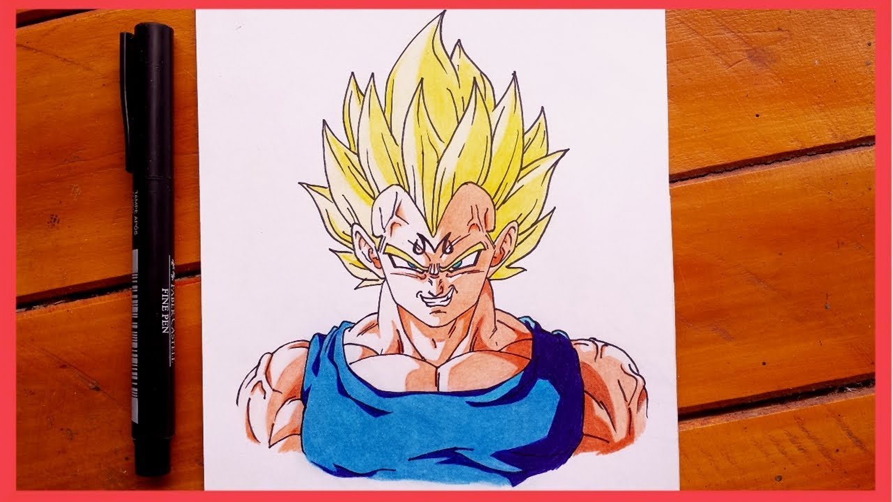 Como Desenhar o Majin vegeta ssj