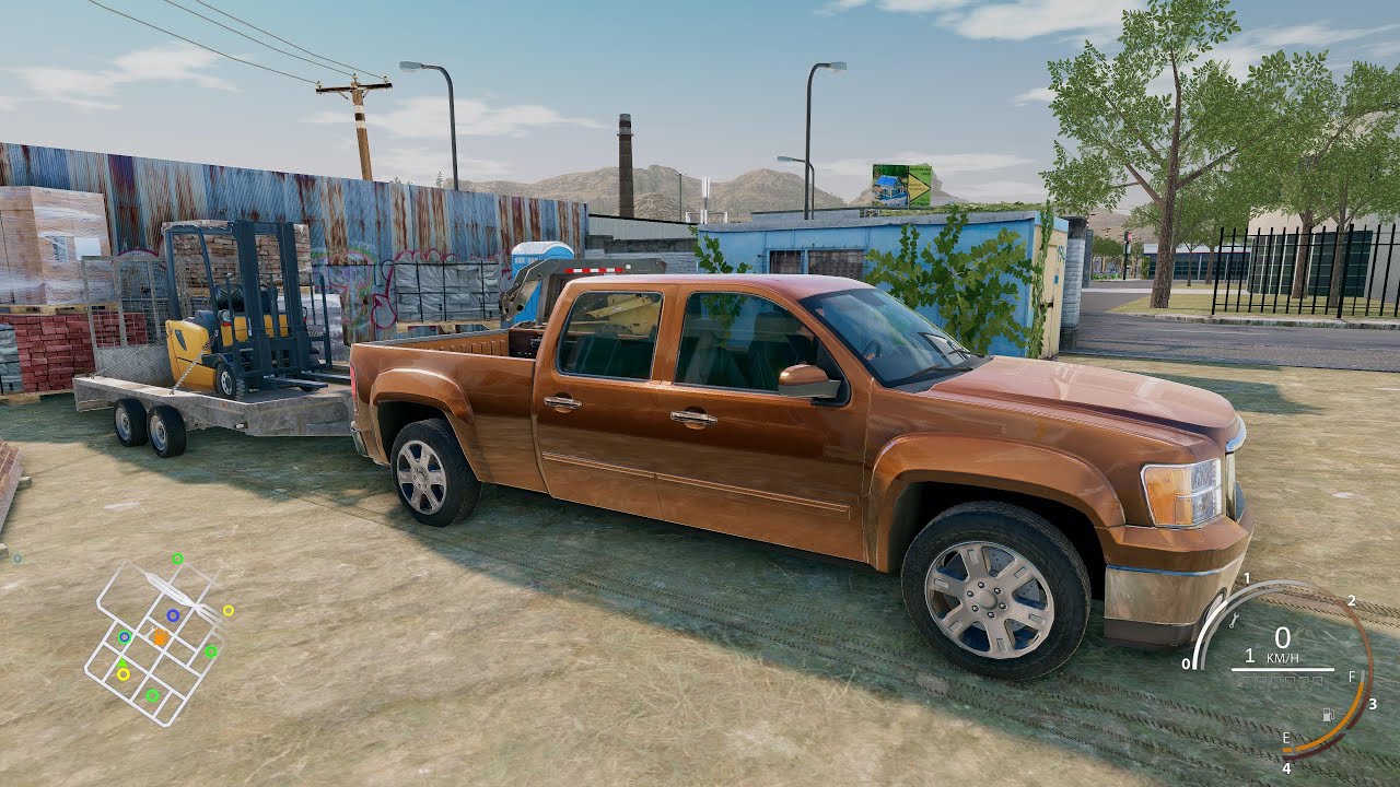 Truck & Logistics Simulator - Orange Pickup Forklift Delivery (PS5)